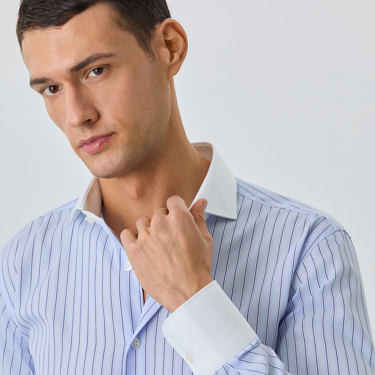 Men's Red Shirt Collar Slim Fit Co-Ords